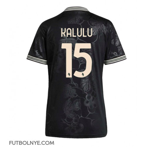 Camiseta Juventus Pierre Kalulu #15 Tercera Equipación para mujer 2025-26 manga corta